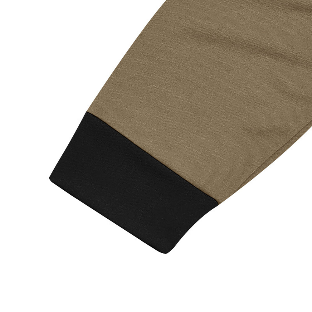 Men Colourblocked Henley Neck T-shirt
