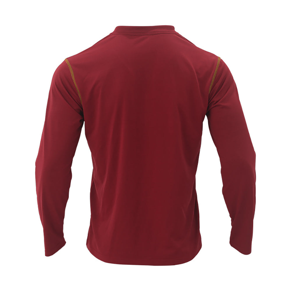 Men Solid Henley Neck T-shirt
