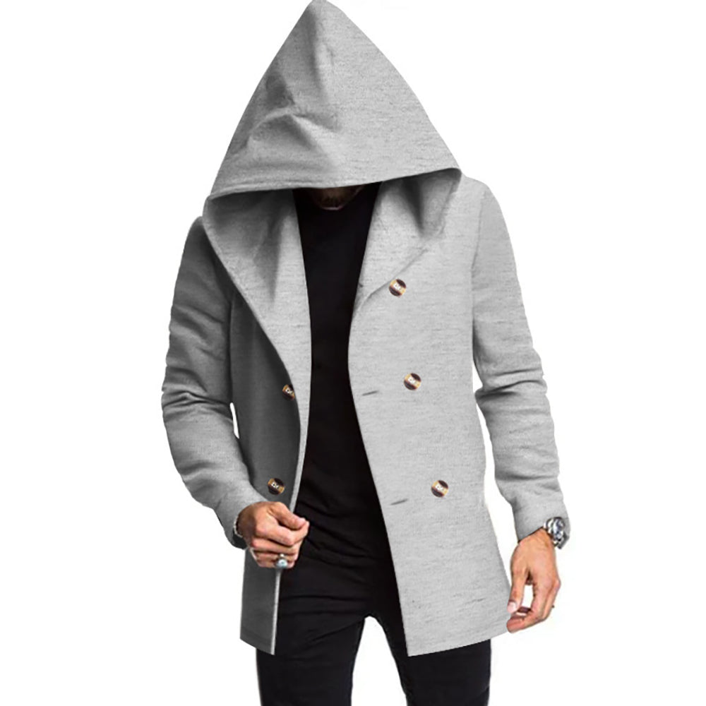Men Double-Breasted Overcoats