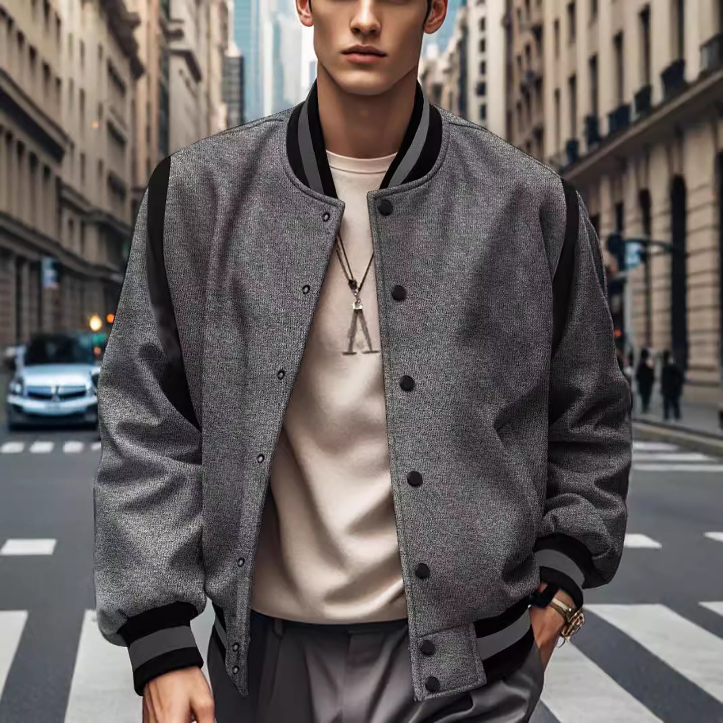 Men Lightweight Sporty Jacket
