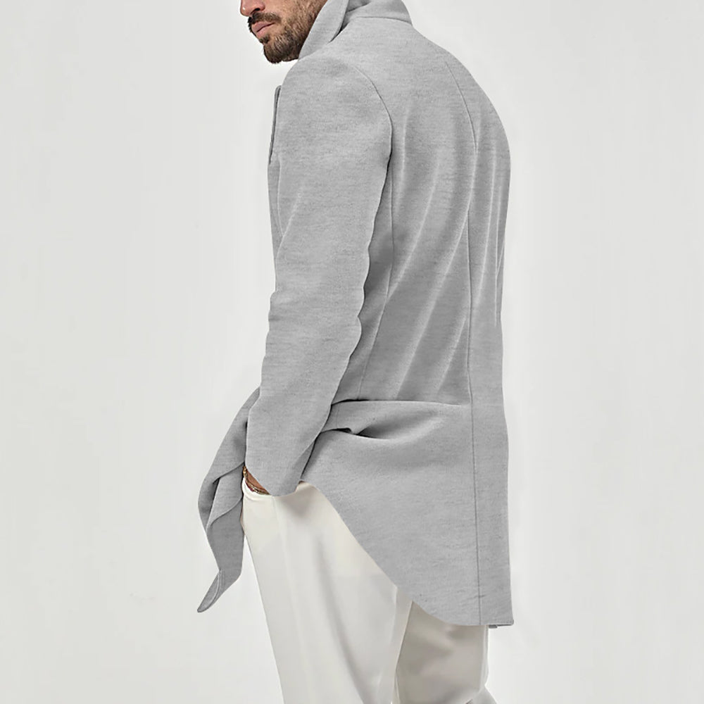 Men Double-Breasted Overcoat