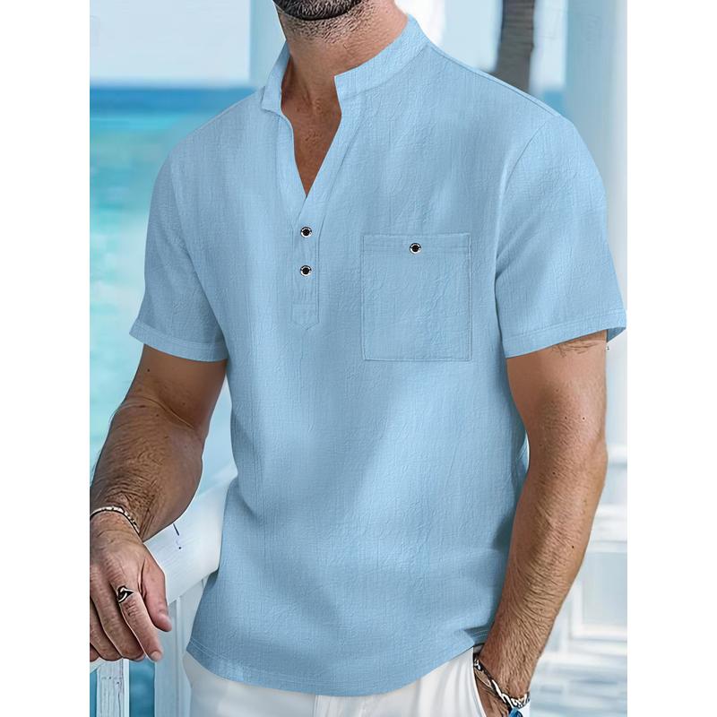 Mandarin Collar Shirt
