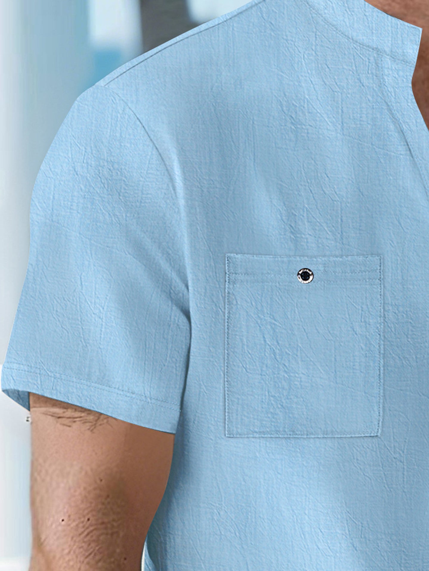 Mandarin Collar Shirt