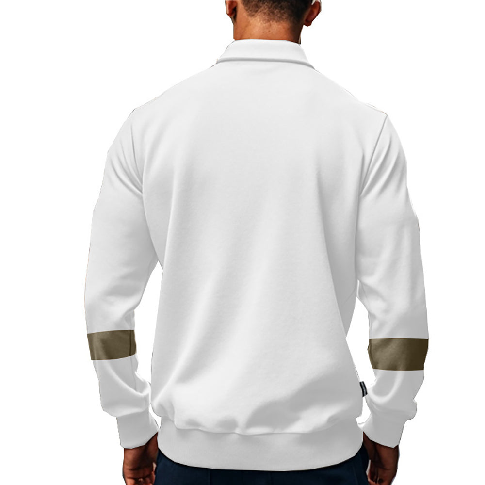 Men Solid Polo Collar T-shirt