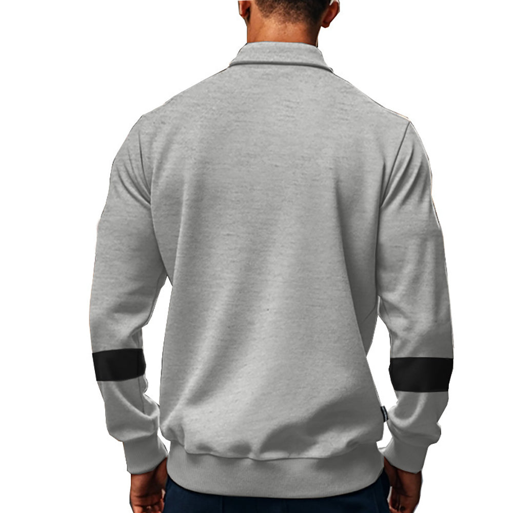 Men Solid Polo Collar T-shirt