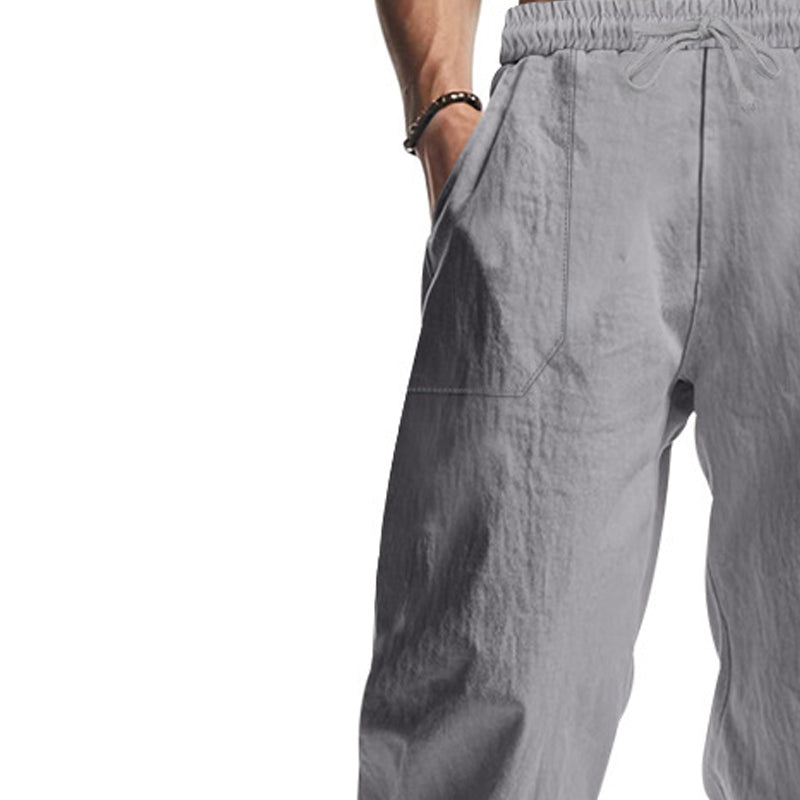 Men Mid-Rise Trousers