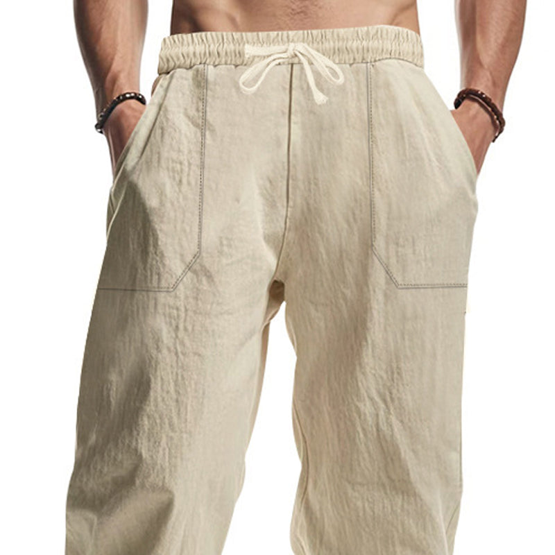 Men Mid-Rise Regular Trousers