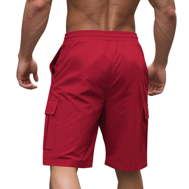 Men Regular Fit Low-Rise Cargo Shorts