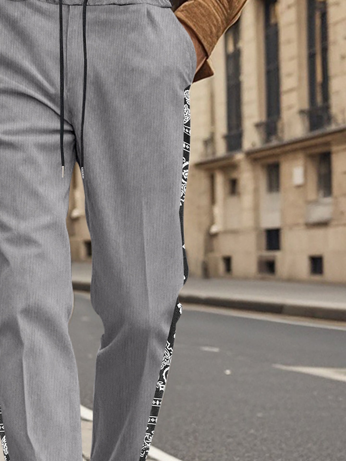 Men Ethnic Motifs Printed Easy Wash Trousers