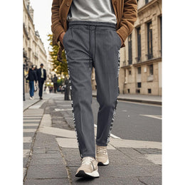 Men Ethnic Motifs Printed Easy Wash Trousers