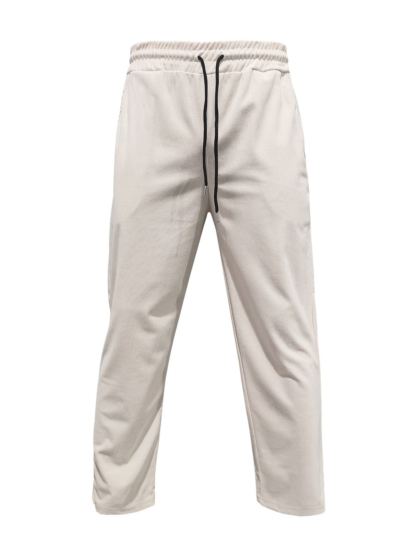 Men Textured Easy Wash Trousers