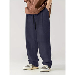 Men Textured Easy Wash Trousers