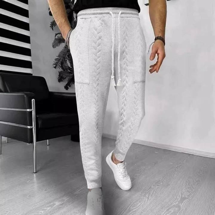 Men Mid-Rise Joggers Trousers