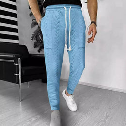 Men Easy Wash Textured Joggers