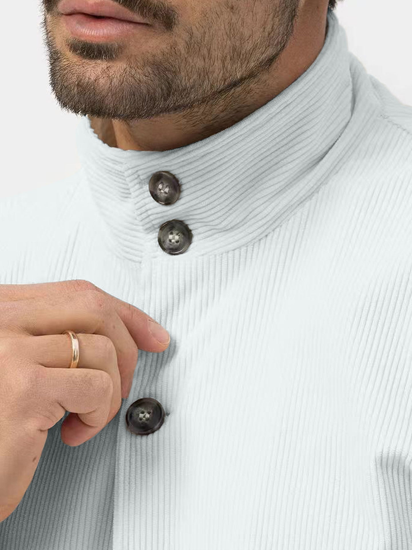 Men Open Front Jacket