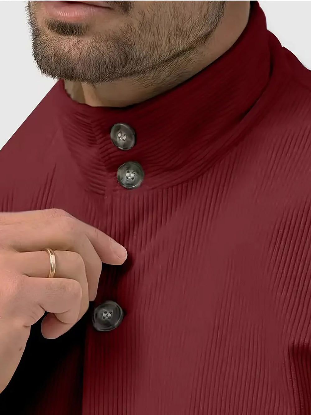 Men Open Front Jacket