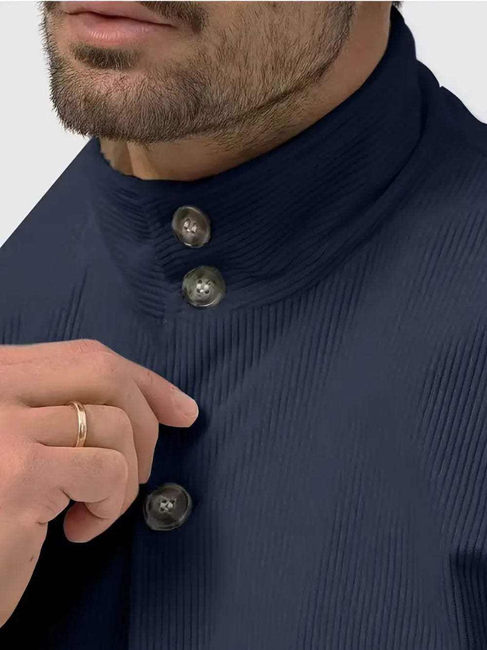 Men Open Front Jacket