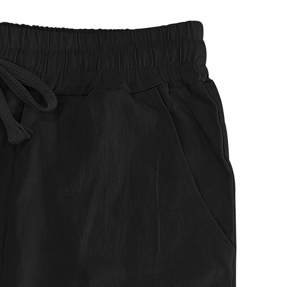 Men Loose Fit Easy Wash Pleated Cotton Chinos