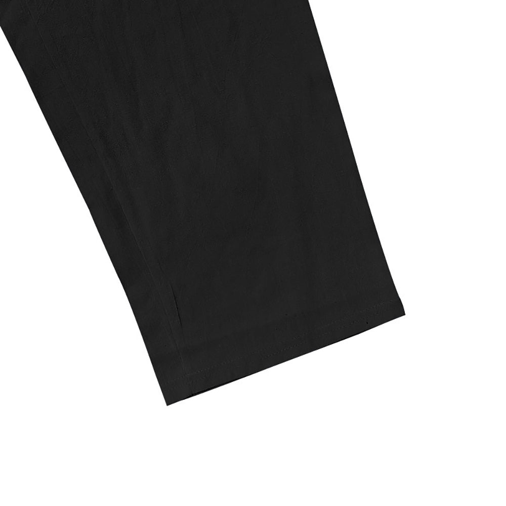 Men Loose Fit Easy Wash Pleated Cotton Chinos