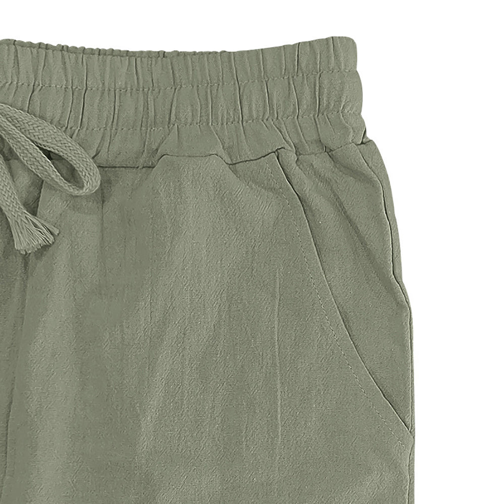 Men Loose Fit Mid-Rise Cotton Chinos Trousers