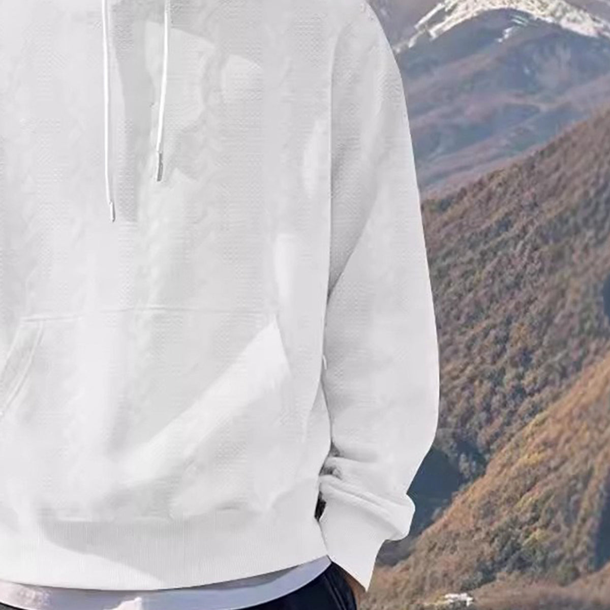 Men Long Sleeves Hooded Sweatshirt