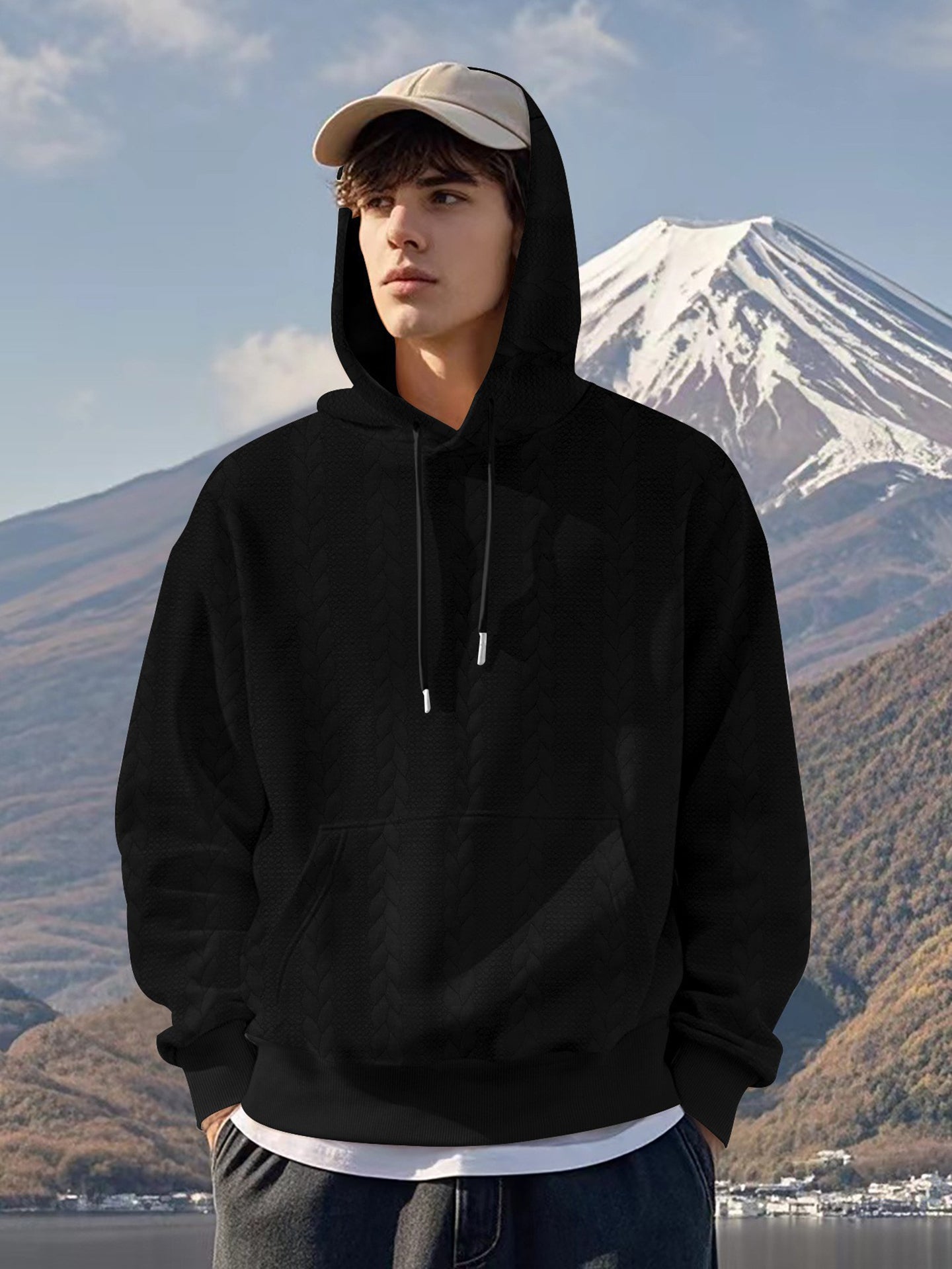 Men Hooded Sweatshirt
