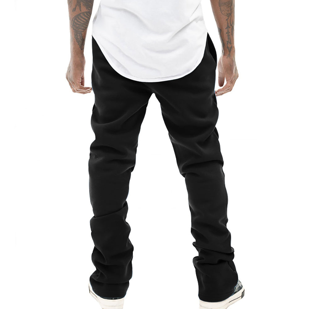 Men Regular Fit Easy Wash Chinos Trousers