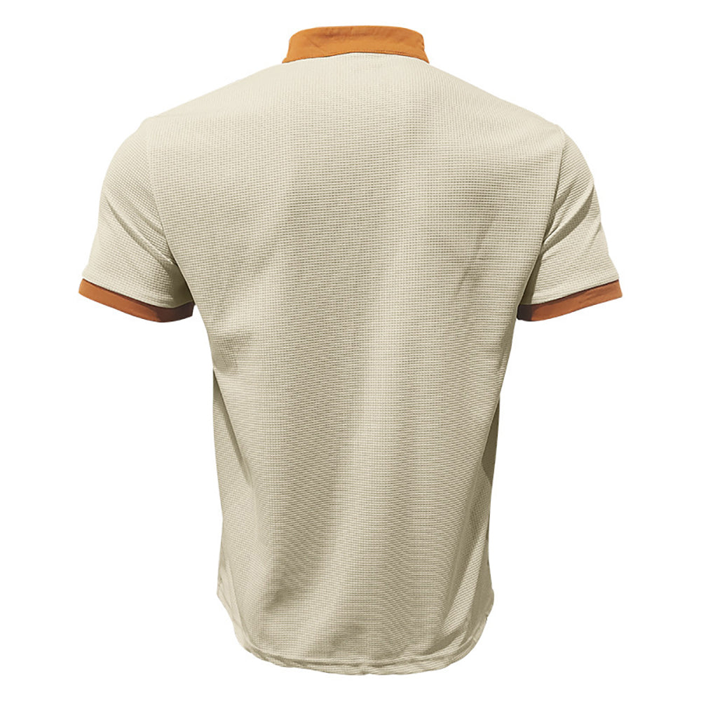 Men Solid Henley Neck T-shirt