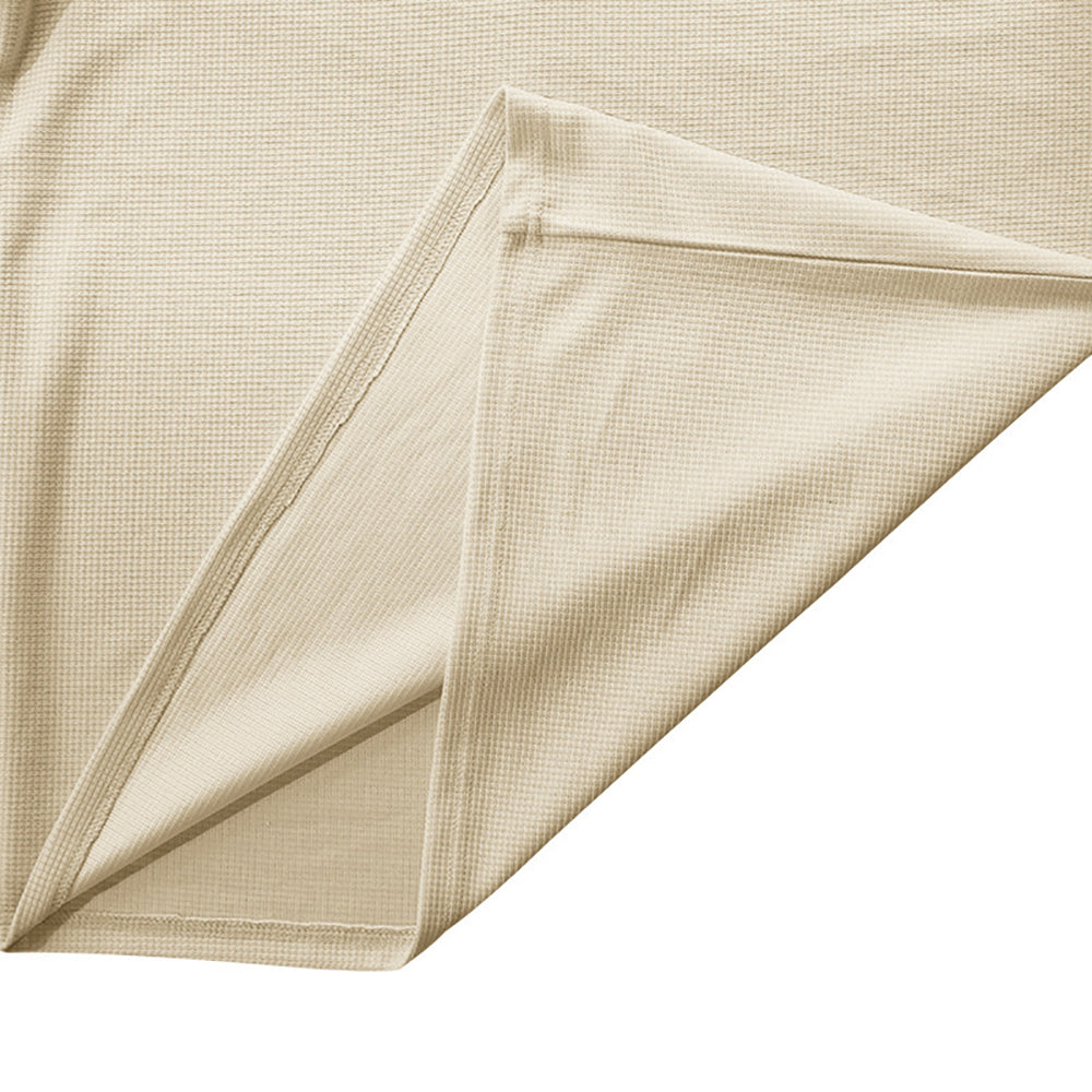 Men Solid Henley Neck T-shirt