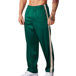 Men Loose Fit Pleated Trousers