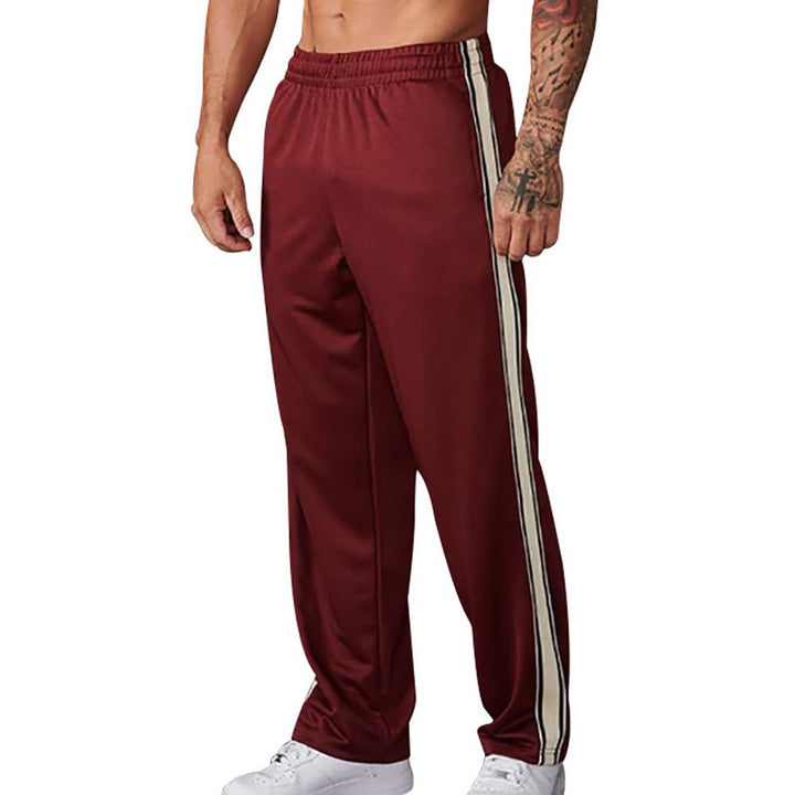 Men Loose Fit Side Stripe Trousers