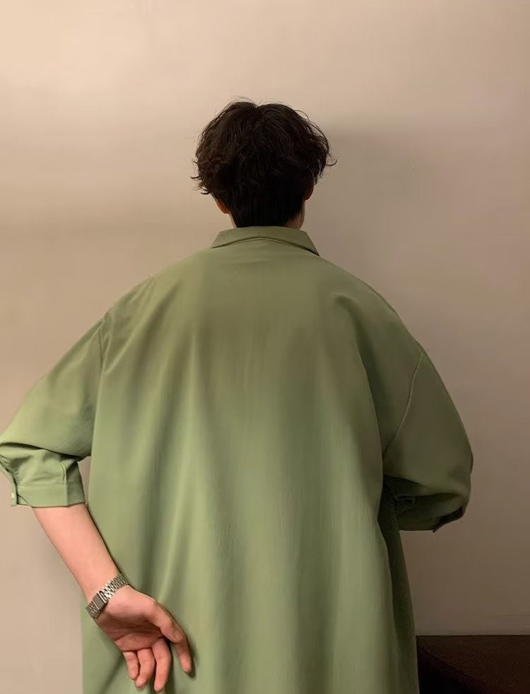 Polo Collar Oversized T-shirt