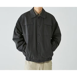 Men Lightweight Open Front Jacket