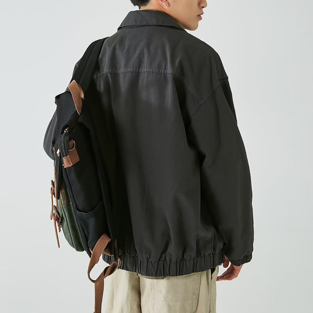 Men Lightweight Open Front Jacket