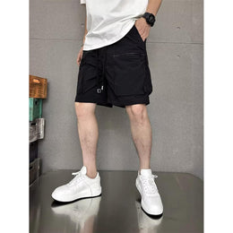 Men Mid-Rise Regular Cargo Shorts