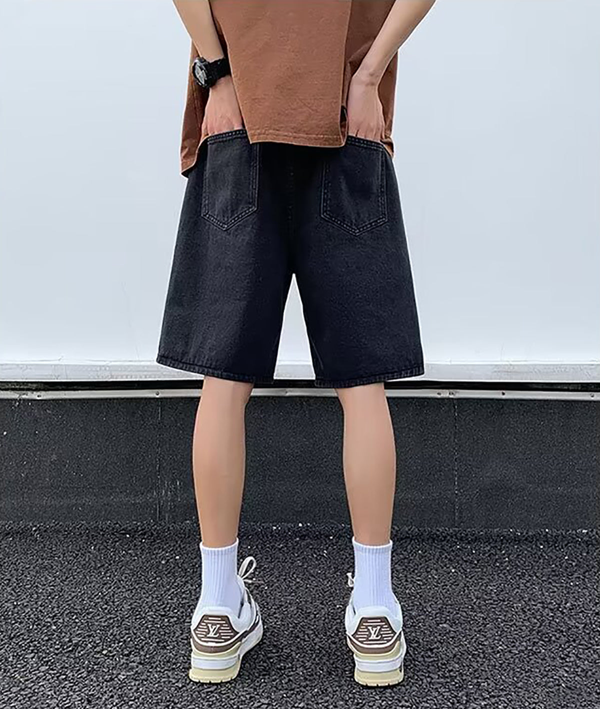 Men Cotton Regular Fit Mid-Rise Shorts