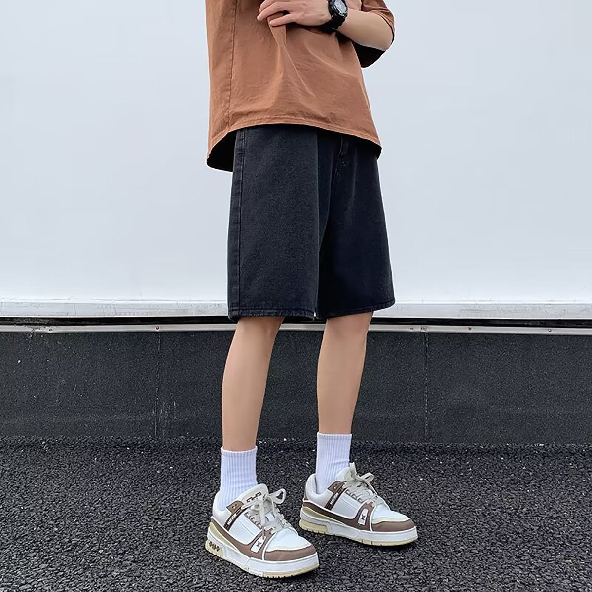 Men Cotton Regular Fit Mid-Rise Shorts