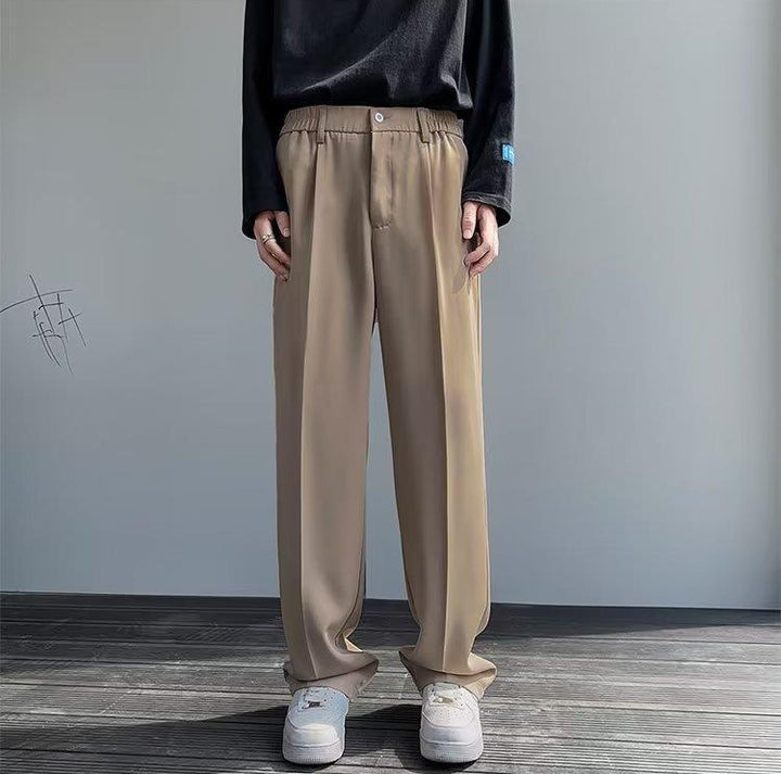 Men Easy Wash Relaxed Fit Trousers