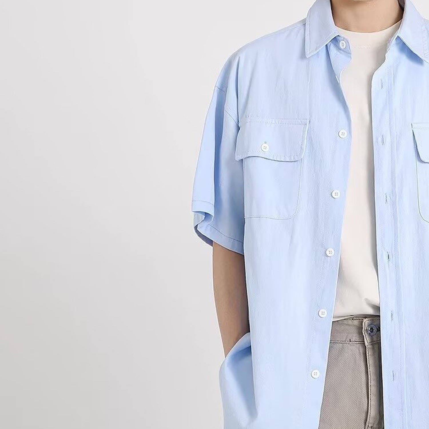 Cutaway Collar Shirt