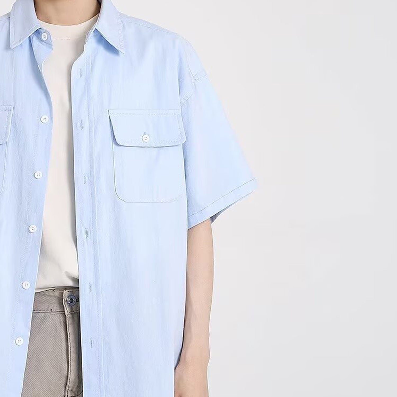 Cutaway Collar Shirt