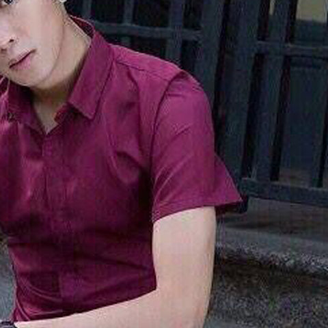 Cutaway Collar Short Sleeves Formal Shirt