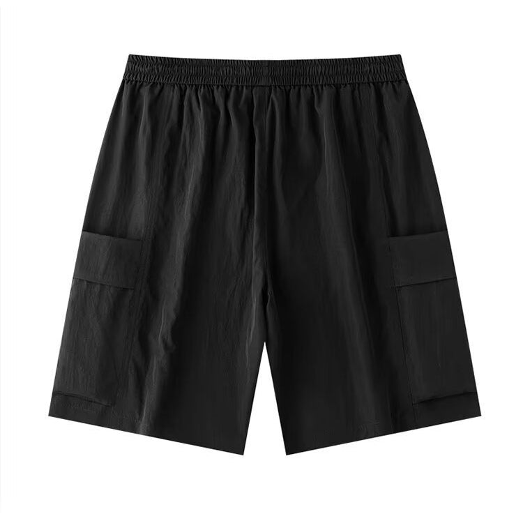 Men Rapid-Dry Mid-Rise Cargo Shorts