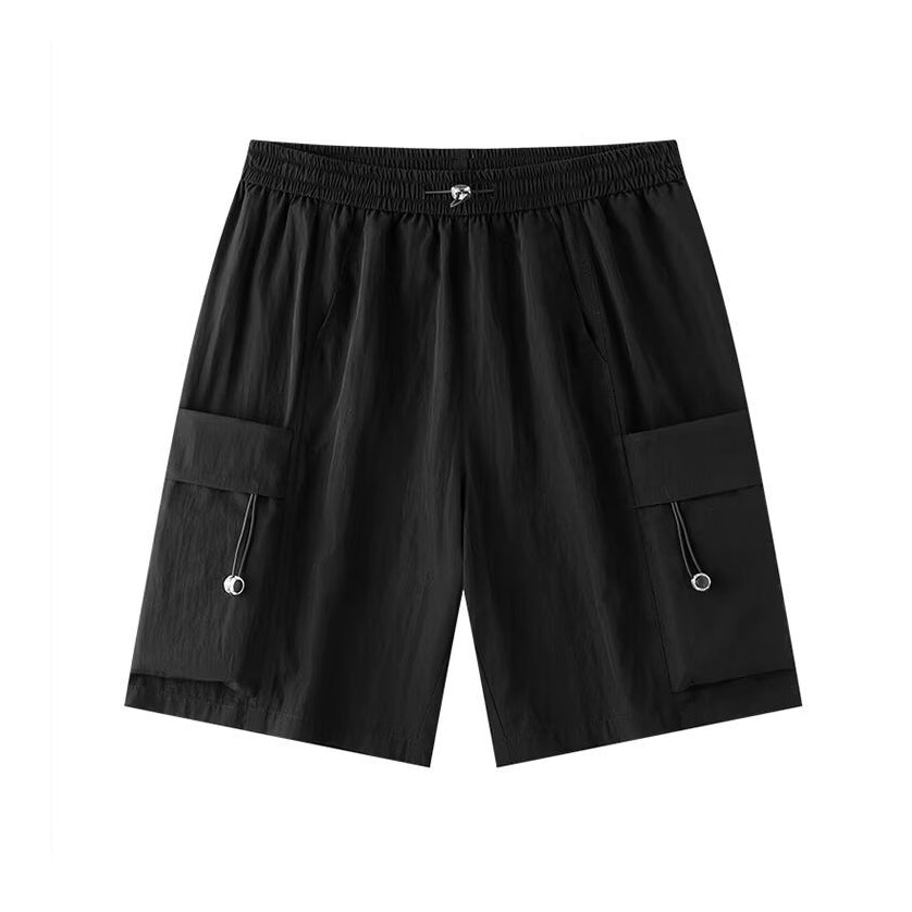 Men Rapid-Dry Mid-Rise Cargo Shorts