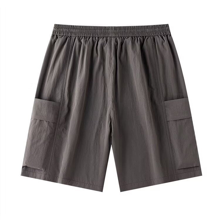 Men Loose Fit Outdoor Cargo Shorts