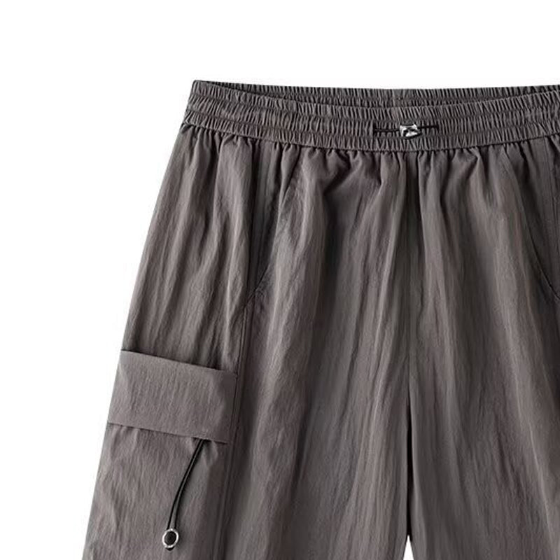 Men Loose Fit Outdoor Cargo Shorts