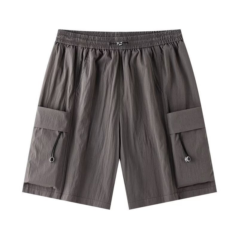 Men Loose Fit Outdoor Cargo Shorts