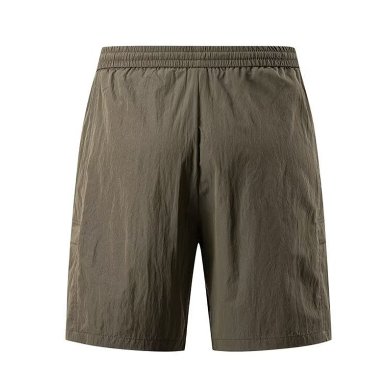 Men Solid Low-Rise Outdoor Shorts