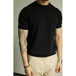 Men Regular Fit Round Neck T-shirt