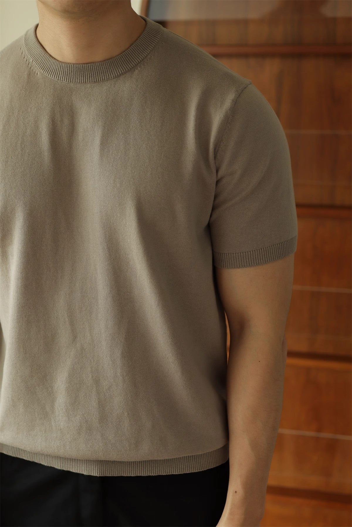 Men Round Neck T-shirt
