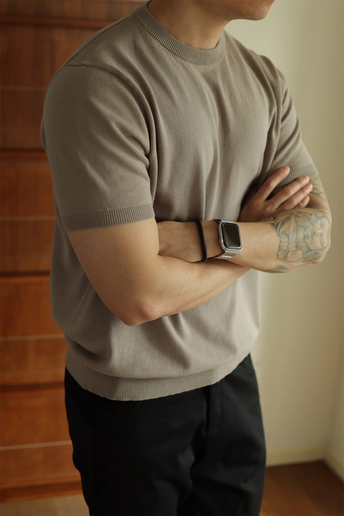 Men Round Neck T-shirt
